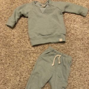 Lulu and Roo 3-6 mo sweatshirt and sweatpants set